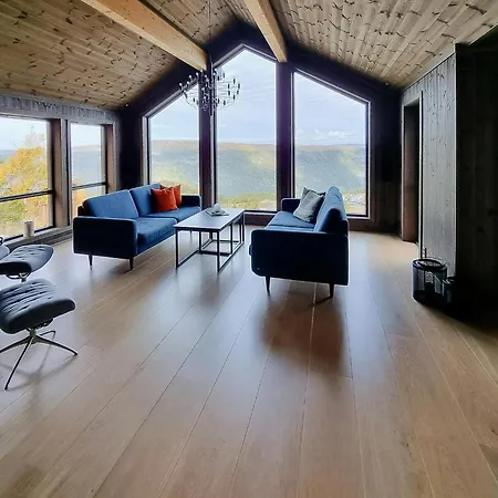 Tatil Evi Luxury Mountain With View On Gaustablikk *